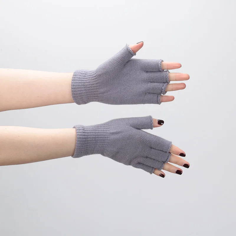 Gants Mi-doigts Tricotés