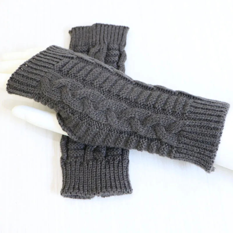 Gants Mi-doigts Tricotés