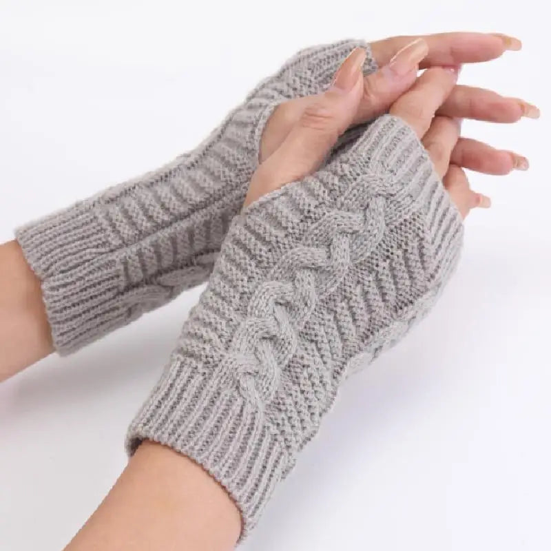 Gants Mi-doigts Tricotés