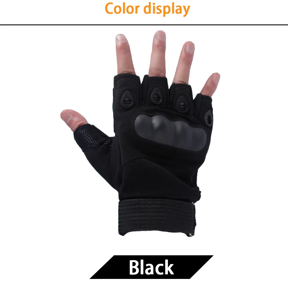 Gants Tactiques Mi-Doigts