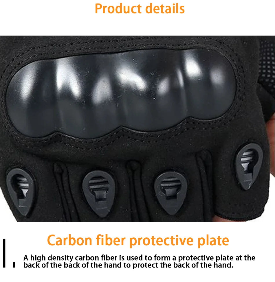 Gants Tactiques Mi-Doigts