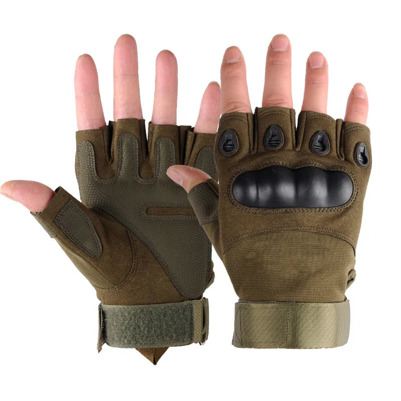 Gants Tactiques Mi-Doigts