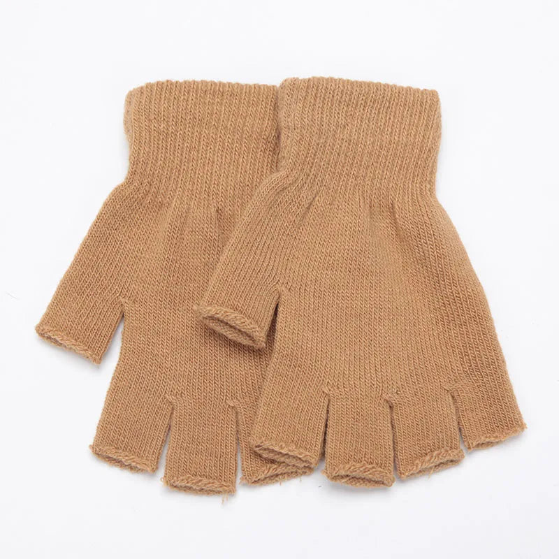 Gants Mi-doigts Tricotés
