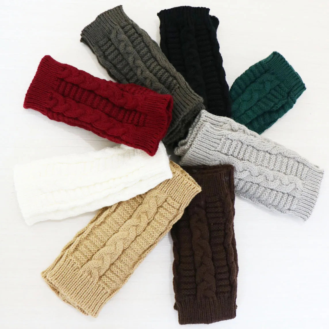 Gants Mi-doigts Tricotés