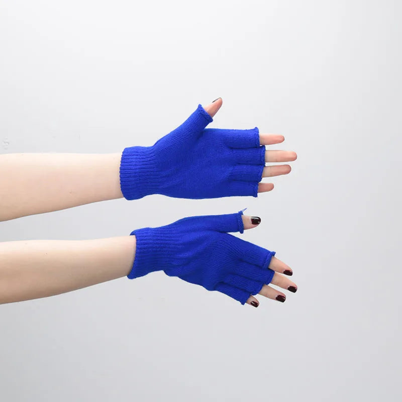 Gants Mi-doigts Tricotés