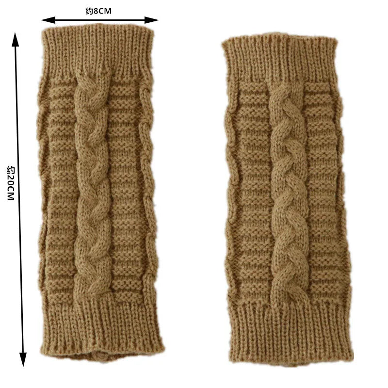 Gants Mi-doigts Tricotés