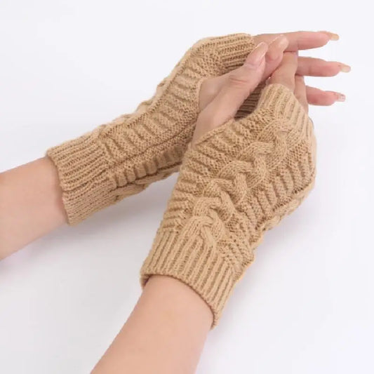 Gants Mi-doigts Tricotés